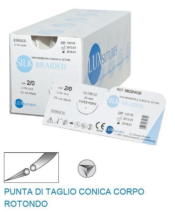 Suture Silk Braided Suture Silk Braided